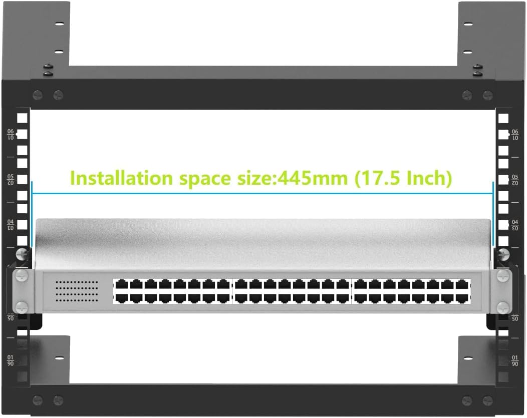 2U Server Rack Depth Extender Bracket | Universal Rack Mount Extension Ears | Fits 2-Post & 4-Post 19” Cabinets