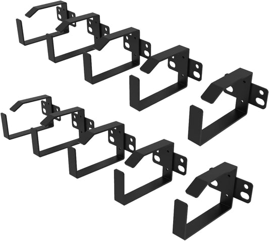 14 Gauge Steel Cable Management Hook | Rack Mount Cable Hanger | L-Shaped Wall-Mount Wire Organizer Bracket | 2.7 Inch Server Rack Accessory